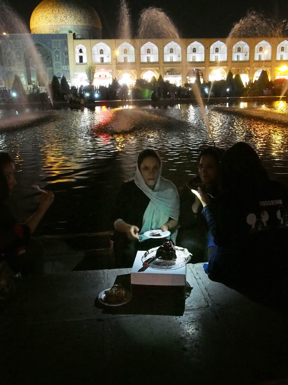 pique-nique place centrale à ispahan