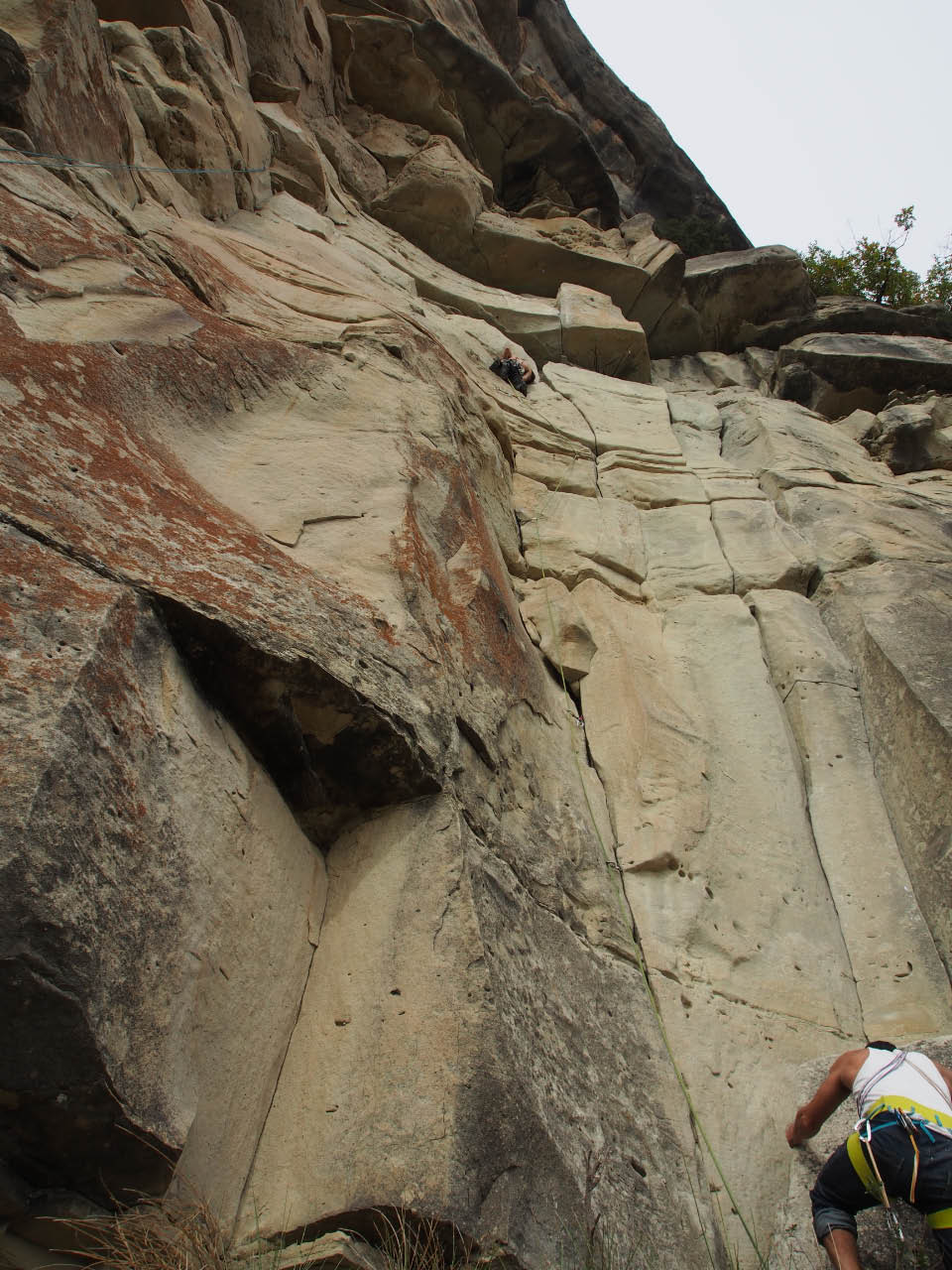 la qualité du grès rend les rochers d'Annot trés appréciés Thumbnail image