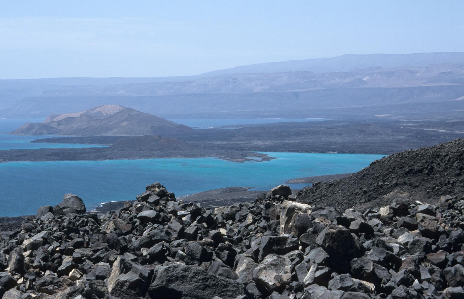 lac Assal dans le désert de Djibouti