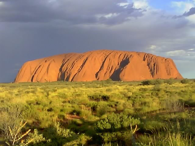 légende Ayer rock (Uluru)